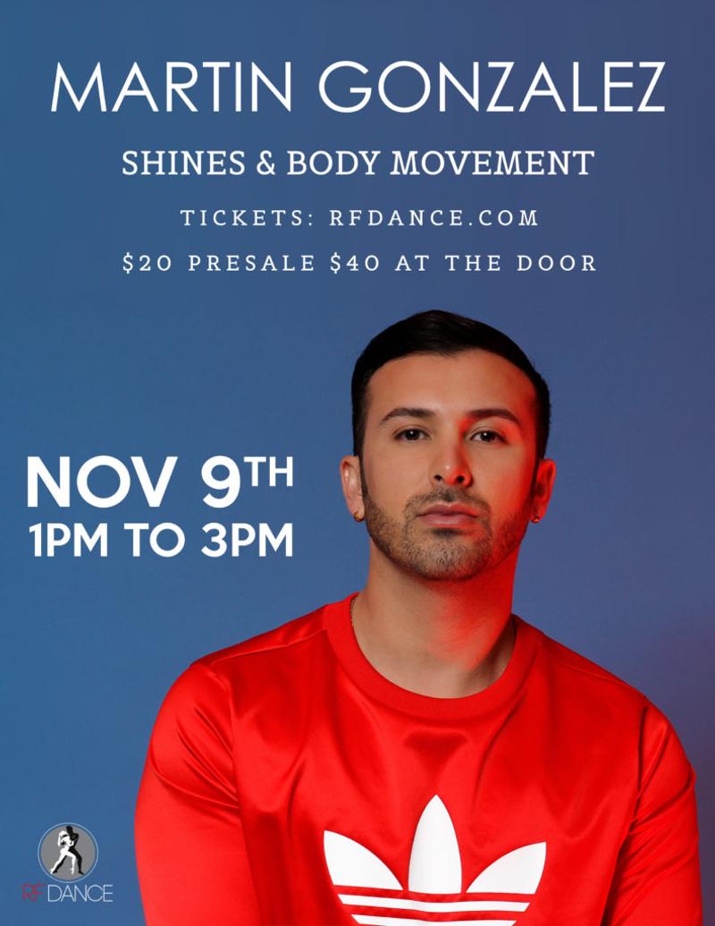 Join us for this for this special RF Dance Workshop, taught by guest instructors.