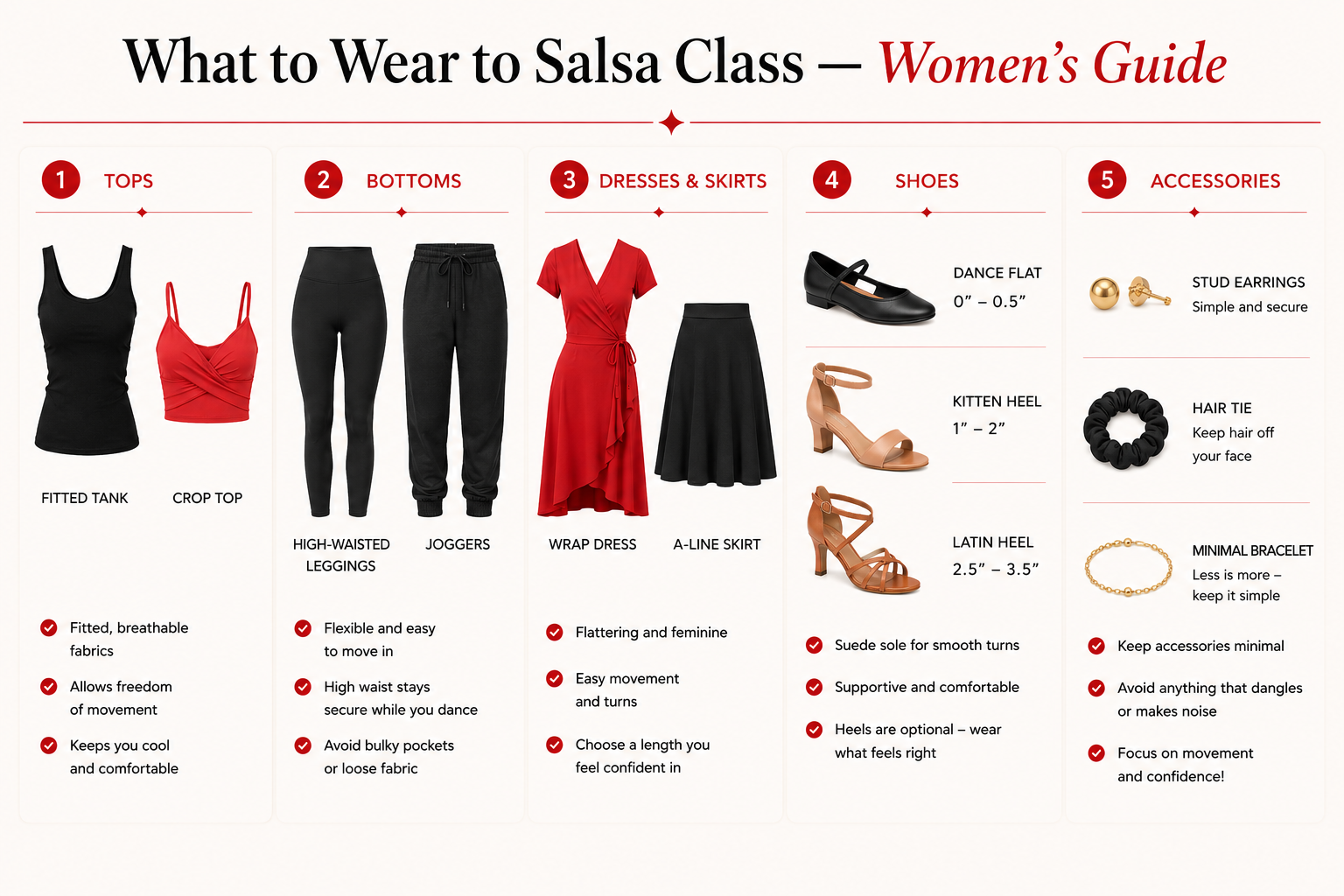 salsa party dress code Salsa Night Outfit