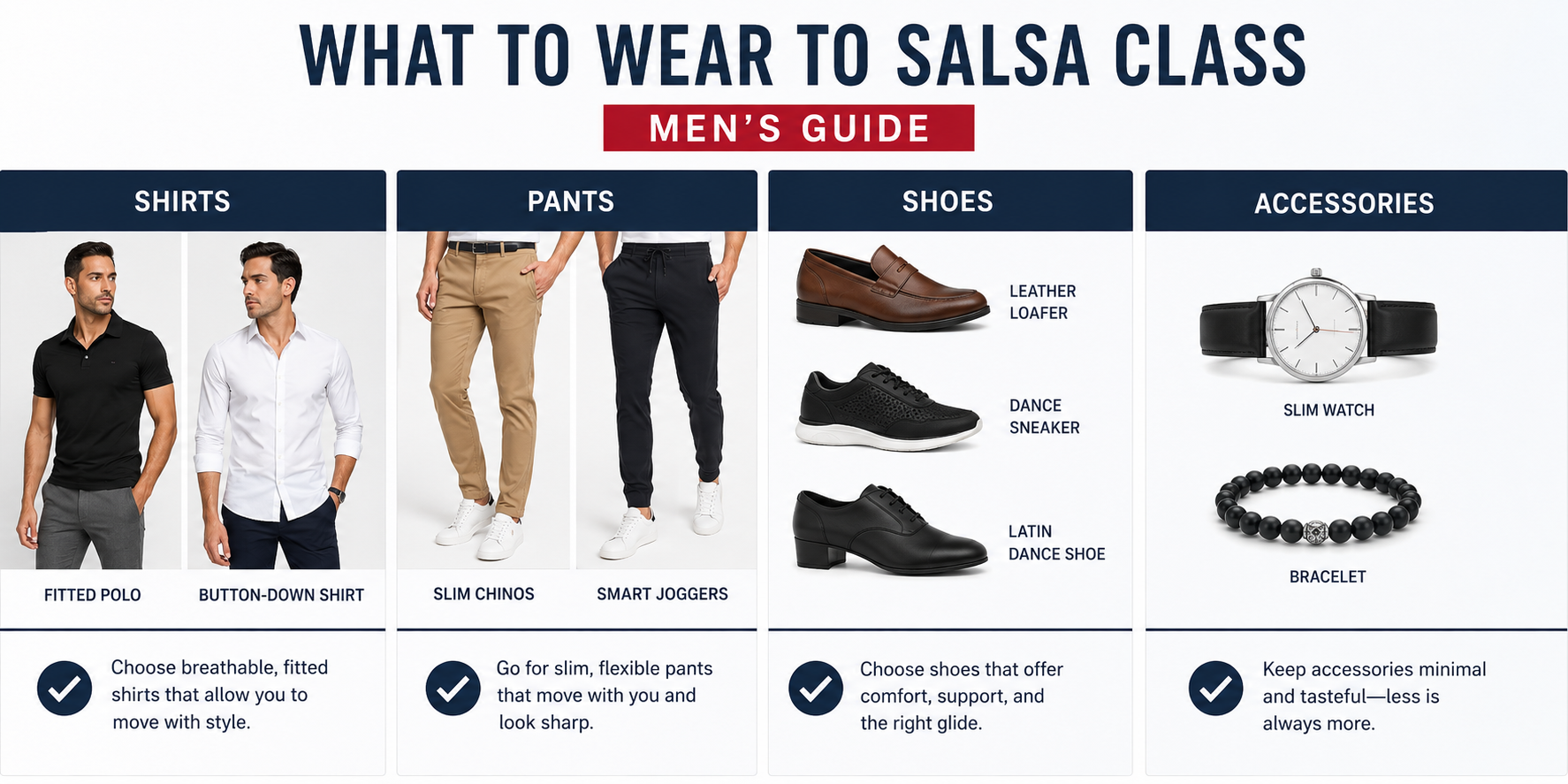 What Should Men Wear to Salsa Class?